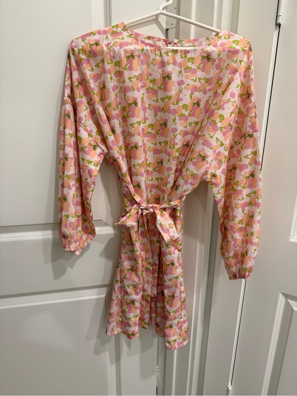 Boohoo Pink Floral Mini Dress